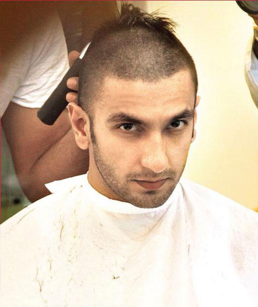Ranveer Singh shaves off his head for Bajirao Mastani