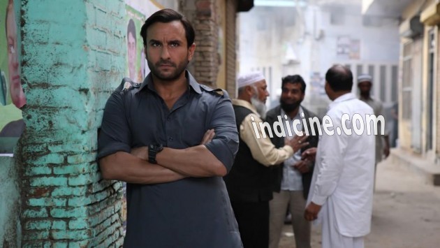 Saif Ali Khan in a still from Kabir Khan's much awaited action film Phantom