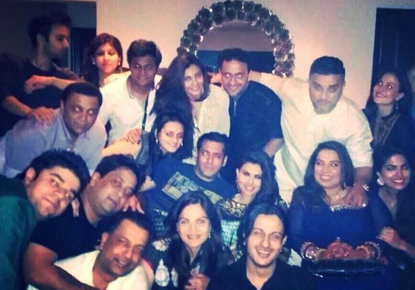Salman Khan celebrates Diwali with Elli Avram, Daisy Shah and Pulkit Samrat