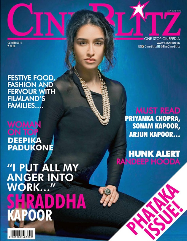 Shraddha Kapoor on CineBlitz Magazine Cover