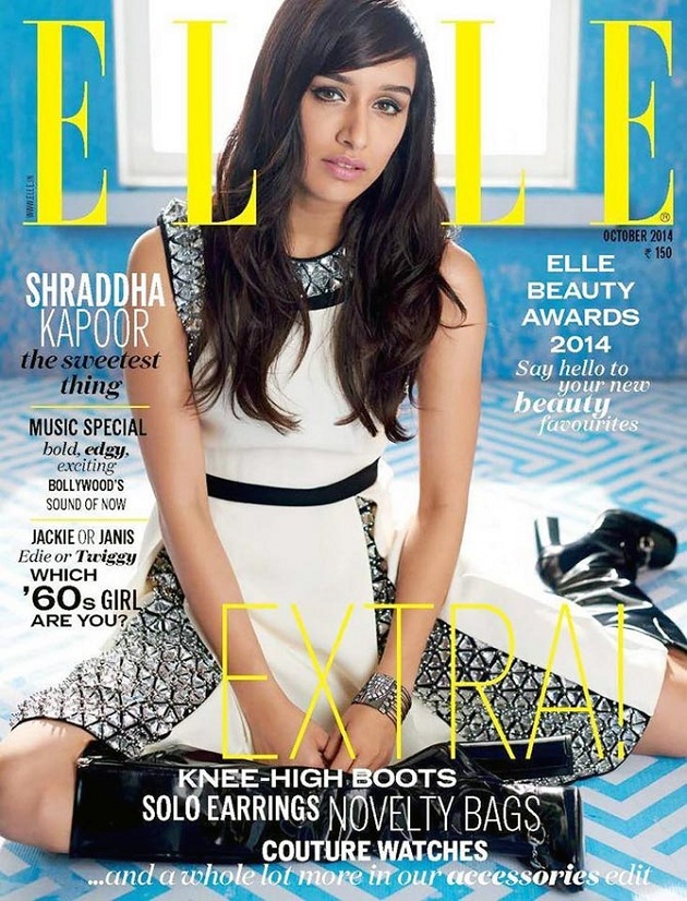 Shraddha Kapoor on Elle Magazine Cover