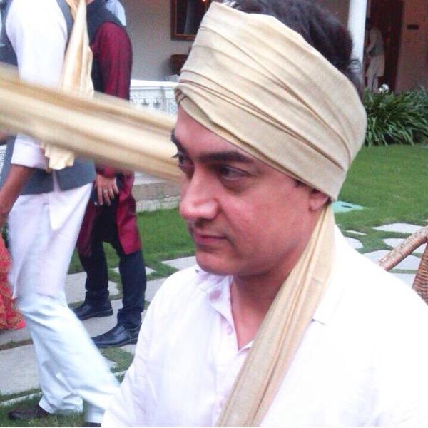 Aamir Khan at Arpita Wedding
