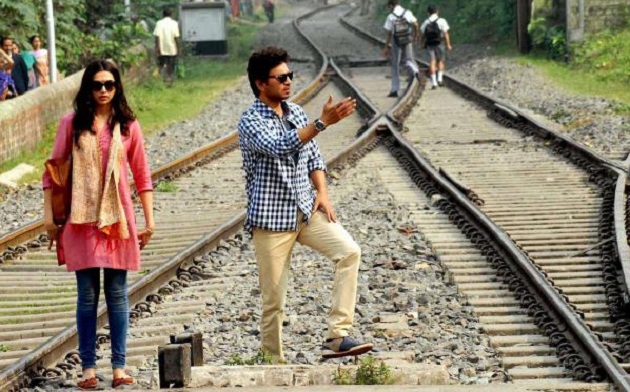 Deepika Padukone, Irrfan Khan shoot for Piku at Kolkata