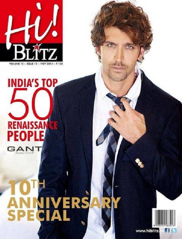 Hrithik Roshan on HiBlitz! Magazine Cover