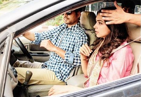 Irrfan Khan, Deepika Padukone still from Piku