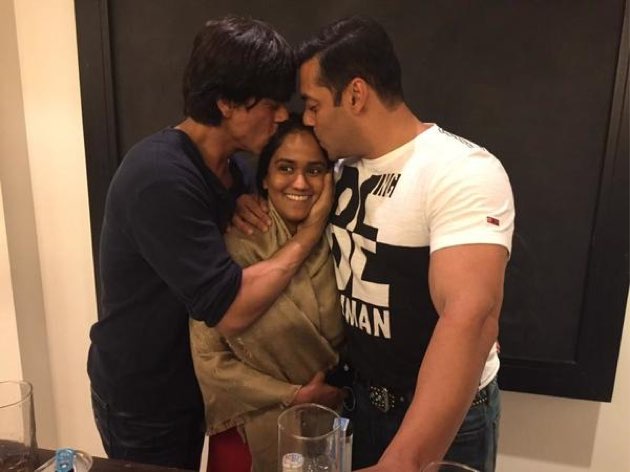 SRK - Salman kiss Arpita Khan