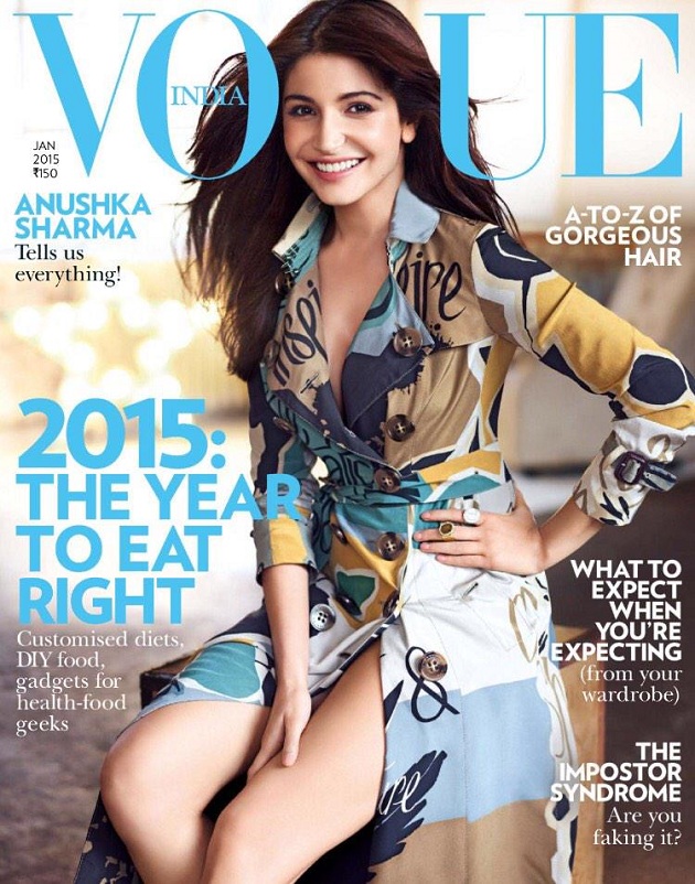 Anushka Sharma on Vogue Magazine Cover