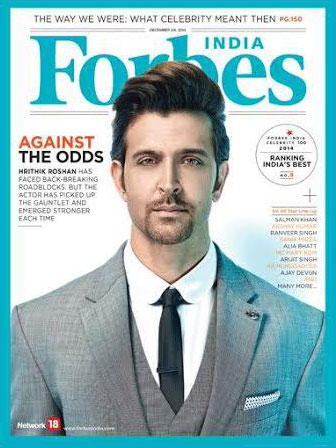 Hrithik Roshan on Forbes Magazine Cover