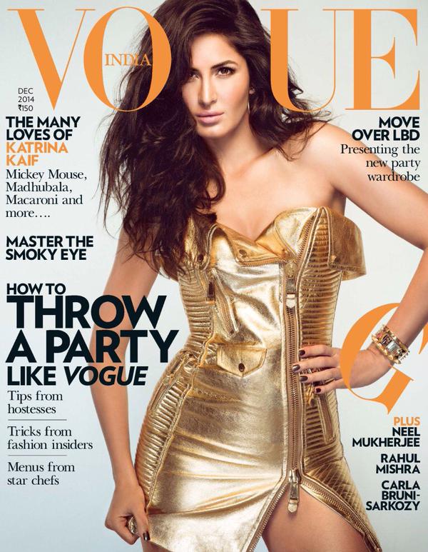 Sexy! Katrina Kaif on Vogue Magazine Cover