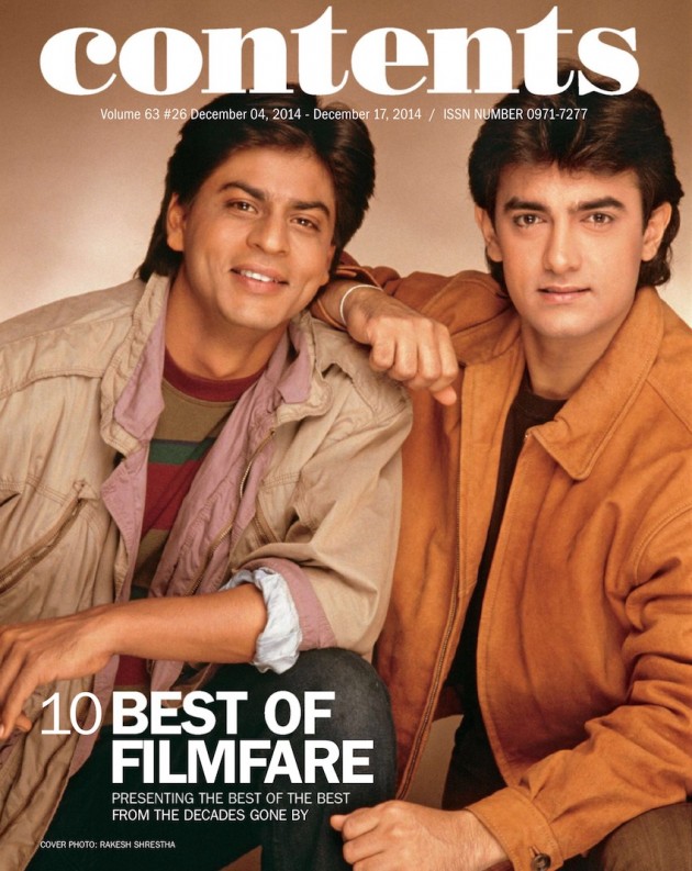 SRK - Aamir on Filmfare