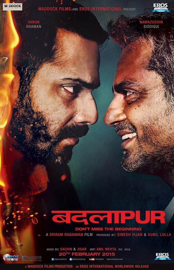 Varun Dhawan, Nawazuddin Siddiqui - Badlapur poster