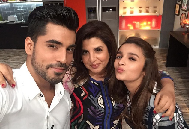 Gautam Gulati, Farah Khan and Alia Bhatt