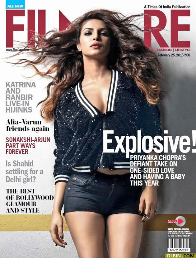 Priyanka Chopra on Filmfare Magazine Cover