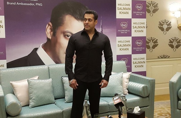 Salman Khan at the launch of PNG Jewellers store in Dubai