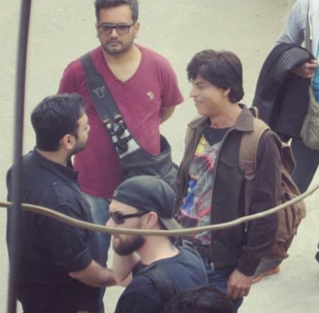 Shahrukh Khan is busy shooting with Maneesh Sharma