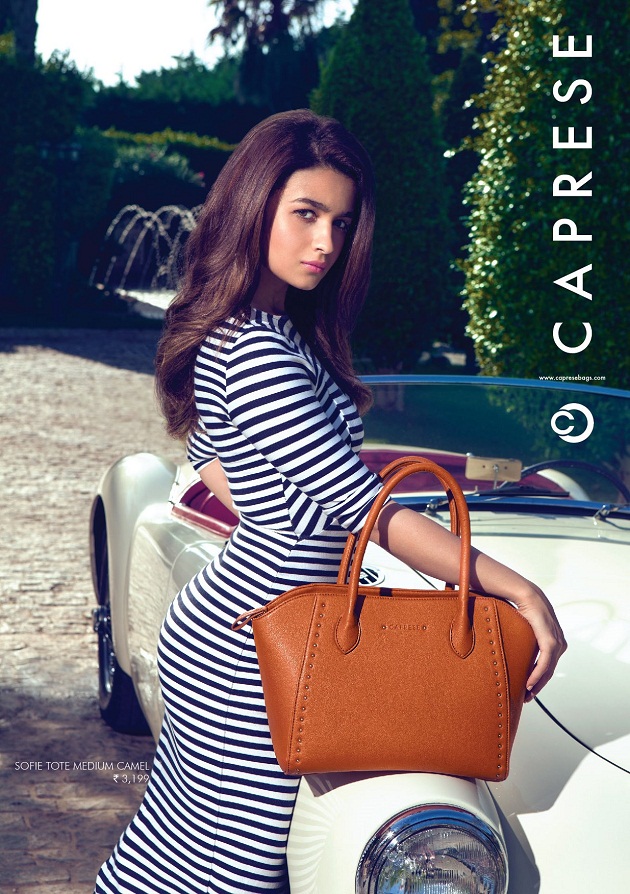Alia Bhatt with the Caprese Spring Summer 2015 collection