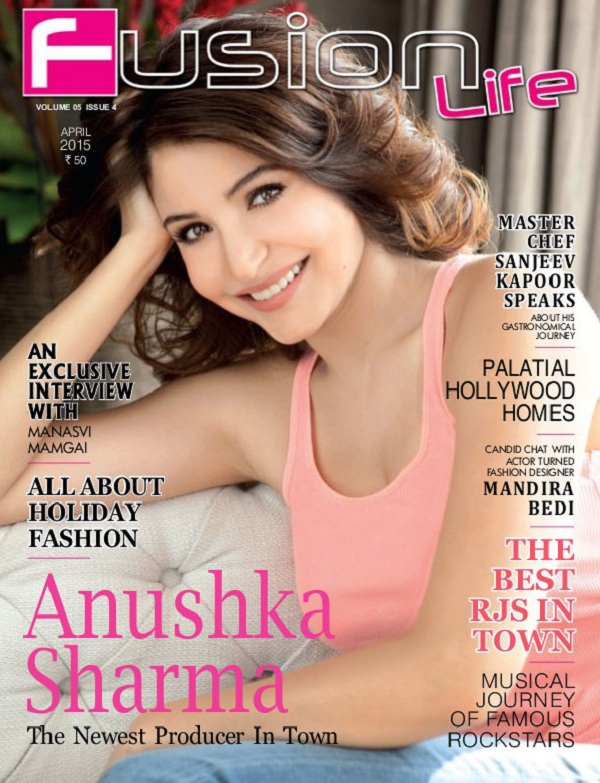 Anushka Sharma on Fusion Life Magazine Cover
