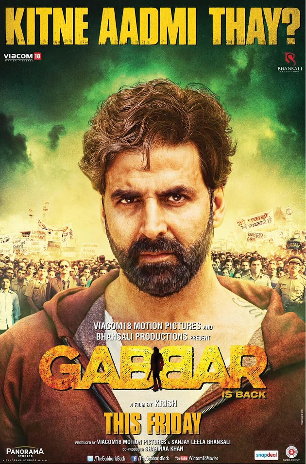 Gabbar Is Back new poster - Akshay Kumar