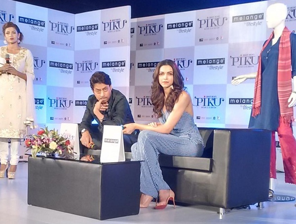 Irrfan Khan, Deepika Padukone pramote Piku