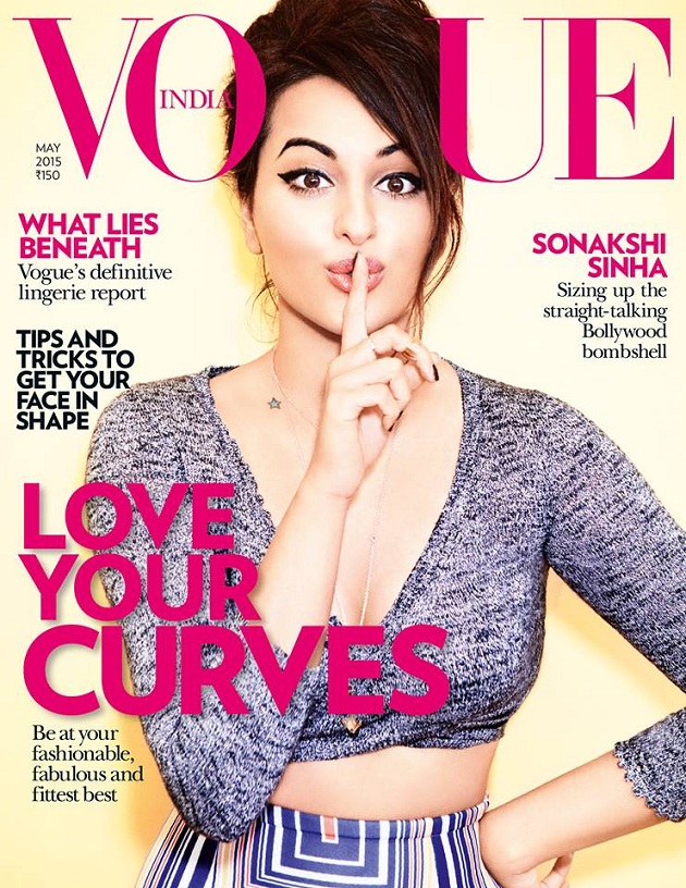 Sonakshi Sinha on Vogue Magazine Cover