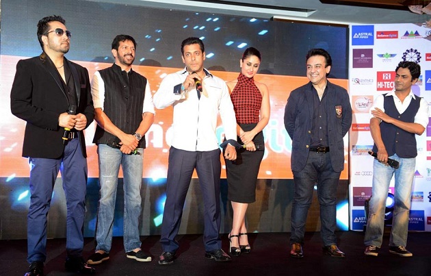 Mika Singh, Kabir Khan, Salman Khan, Kareena Kapoor, Adnan Sami and Nawazuddin Siddiqui