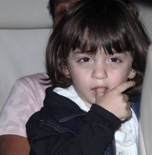 AbRam spotted at the Mumbai airport