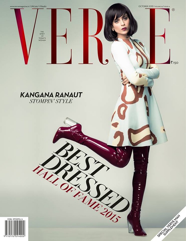 Kangana Ranaut on Verve Magazine Cover