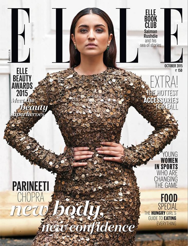 Parineeti Chopra on Elle Magazine Cover