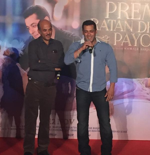 Salman Khan at Prem Ratan Dhan Payo Trailer launch