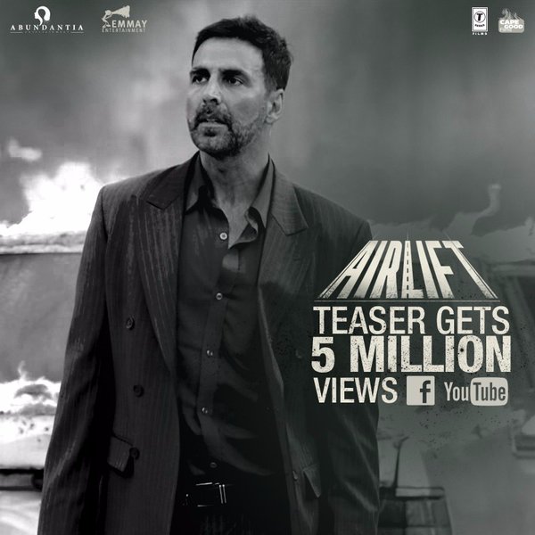 Airlift Teaser crosses 5 million views