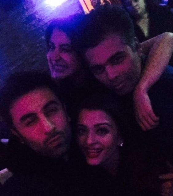 Karan Johar with Ranbir, Aishwarya and Anushka - Ae Dil Hai Mushkil