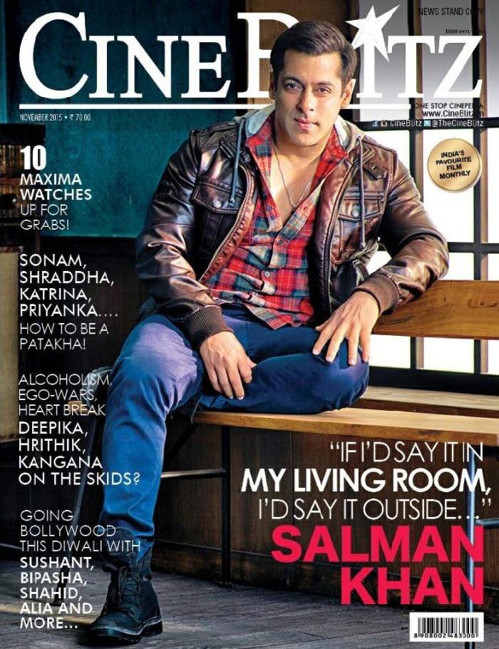 Salman Khan on CineBlitz Magazine Cover