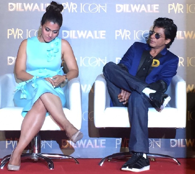 Shahrukh Khan, Kajol at Dilwale Song launch
