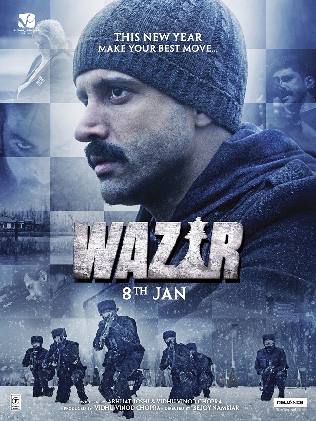 Wazir Poster - Farhan Akhtar