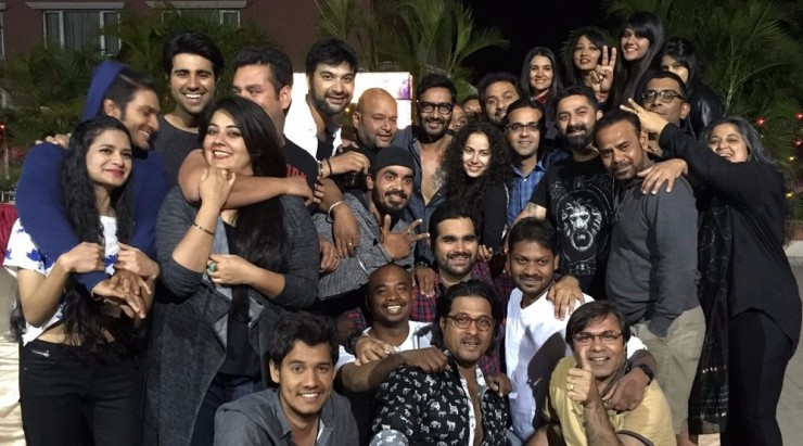 Ajay Devgn with Shivaay Team