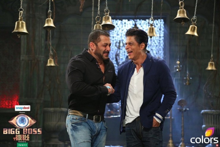 SRK-Salman Karan Arjun Bigg Boss Nau promo shoot