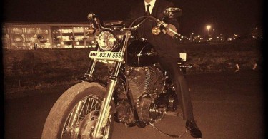 Shahrukh on a Bike