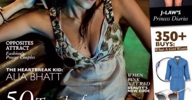 Alia Bhatt on Grazia Magazine Cover