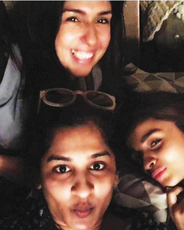 Alia Bhatt with Gauri Shinde and Anaita Adajania