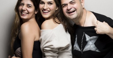 Kriti Sanon with Dabboo and Manisha Ratnani