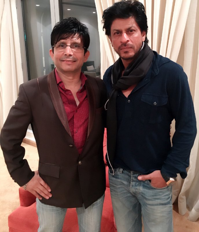 Shahrukh Khan with Kamaal R Khan