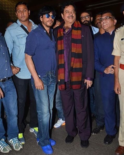 Shahrukh Khan with Shatrughan Sinha