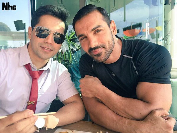 Varun Dhawan, John Abraham on the sets of Dishoom