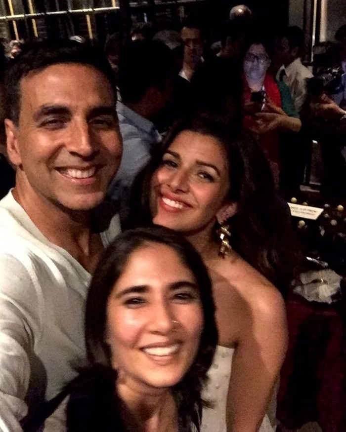 Akshay Kumar, Nimrat Kaur at the Airlift success party
