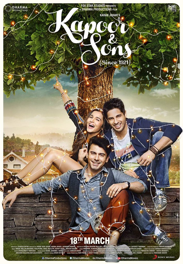 Kapoor & Sons New Poster