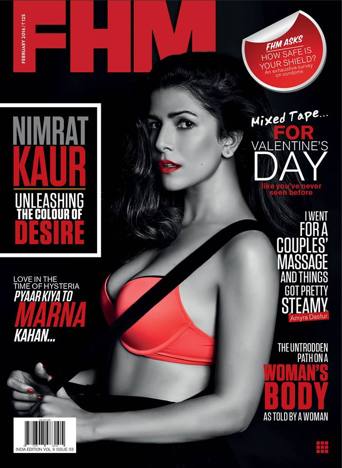 Nimrat Kaur on FHM Magazine Cover