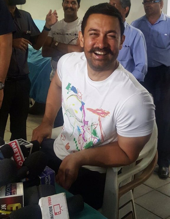 Aamir Khan at his birthday press conference