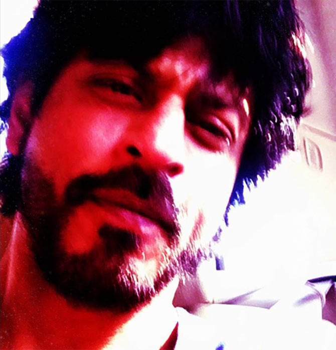 Shah Rukh Khan celebrating Holi