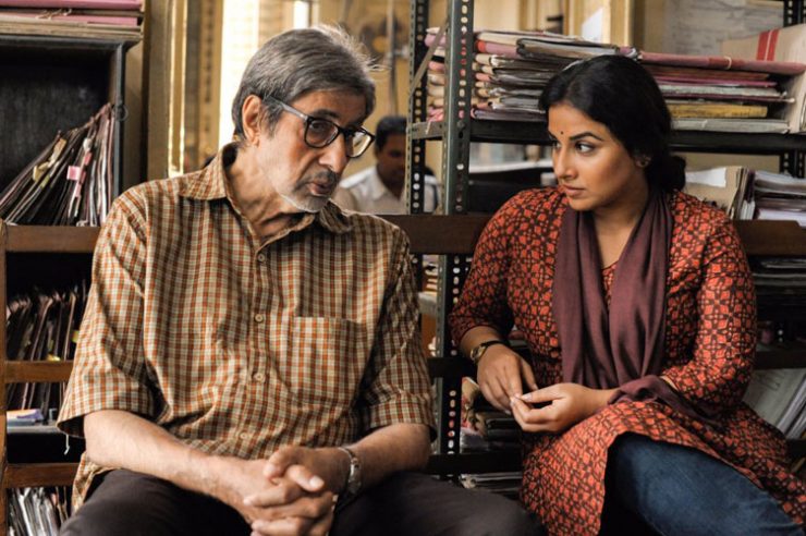 Amitabh Bachchan, Vidya Balan Still from Movie TE3N