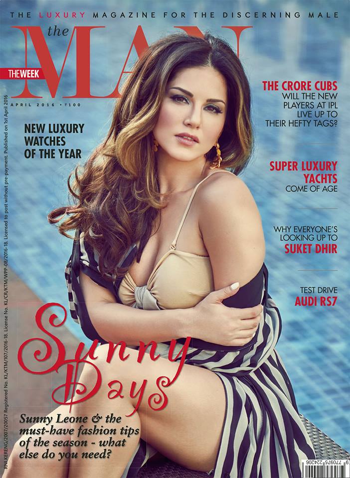 Sunny Leone on The Man Magazine Cover